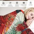 thumbnail image 3 of BCIIG Cardinals Blanket Red Birds Throw Blanket Plush Blankets Bedding for Valentine's Day Christmas Day Soft Sofa Decor 40x50in, 3 of 6