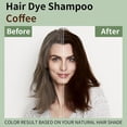 thumbnail image 2 of 2 Pack Coffee Hair Dye Shampoo 3 in 1, Instant Hair Color Shampoo Changes Hair Color Women & Men, Easy To Use & Lasts 3-4 Weeks & All Hair Types, 16.9 fl.oz, 2 of 6
