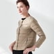 thumbnail image 1 of Chaqueta corta ajustada sin cuello para mujer, Chaqueta corta ajustada con cuello redondo de talla grande, estilo delgado, 1 of 5