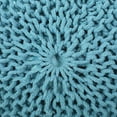 thumbnail image 6 of Barwick Modern Knitted Cotton Round Pouf, 6 of 8