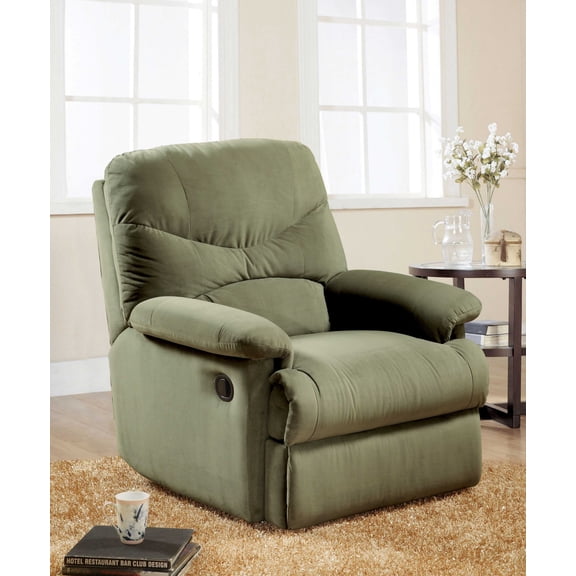 35" Sage Microfiber Recliner