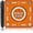 Orange, variant on Mahjong Mat,Royal Blue Design with Chinese Direction Characters,Anti-Slip Noise Reduction Game Mat 31.5×31.5 Inch for Poker,Board Games, Dominoes and Card Games