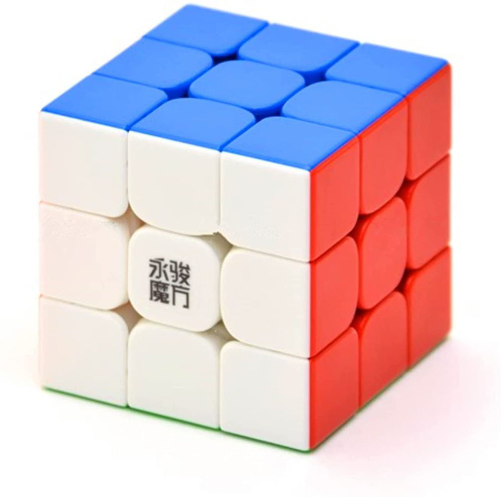 MoYu YJ Stickerless Yulong 3x3x3 Speed Cube Puzzle High Bright Pink Small 