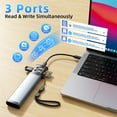 thumbnail image 5 of Versatile 13-in-1 Card Reader and Storage Box High-Speed Data Transfer, Type-C to USB and Lightning Adapters, 5 of 9