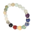thumbnail image 3 of Pulsera de cuentas de chakras, 7 chakras, cristales curativos, pulsera de meditación, relajación, alivio del estrés, pulsera de cristal para mujeres y hombres tipo 3, 3 of 5