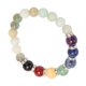 thumbnail image 3 of Pulsera de cuentas de chakras, 7 chakras, cristales curativos, pulsera de meditación, relajación, alivio del estrés, pulsera de cristal para mujeres y hombres tipo 3, 3 of 5