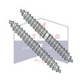 thumbnail image 2 of #8 x 1 1/2" Dowel Screws | Steel | Zinc Plated | Tips are not fully formed (Quantity: 5000), 2 of 2