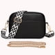 thumbnail image 4 of Bolso para Mujer Bandolera Con Correa Ancha A La Bandolera Sencilla (negro), 4 of 9