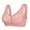 Pink, variant on POTETI Women's Bras Front Closure Wirefree Push up Bras for Women Comfortable Breathable Underwear