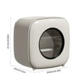 thumbnail image 3 of GFHFHITJ Wall Mounted Tissue Storage Toilet Paper Container Stand Wall Mounted Water Proof Paper Towel Dispenser Container Tissue Box Toilet Roll Container for Toilet Paper, 3 of 8