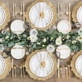 thumbnail image 2 of Gold Charger Plates Set Of 12 Reef Plate Chargers For Dinner Plate Round Plastic Table Chargers For Thanksgiving Christmas, 2 of 8