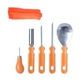 thumbnail image 1 of Graflsoa Premium 5-Piece Halloween Pumpkin Carving Set with Stainless Steel Tools and Ergonomic Handles for Safe and Creative DIY Designs, 1 of 6
