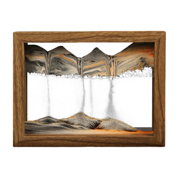 Cherryhome Moving Sand Art Picture Sandscapes,Sand in Motion Liquid