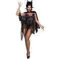 thumbnail image 4 of Leg Avenue Women's Evil Enchantress Halloween Costume, Black/Purple, X-Small, 4 of 5