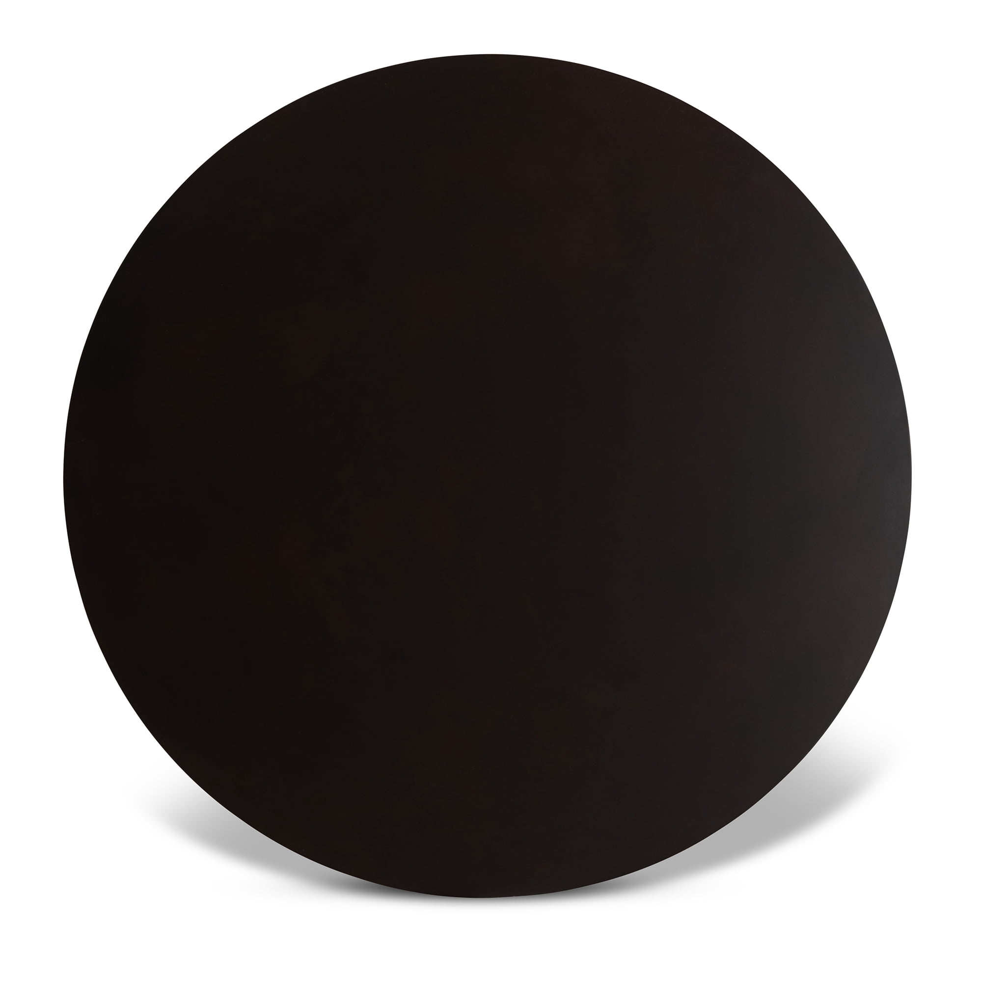 Baxton Studio Tilde Modern and Contemporary Dark Brown Finished 35-Inch-Wide Round Wood Dining Table