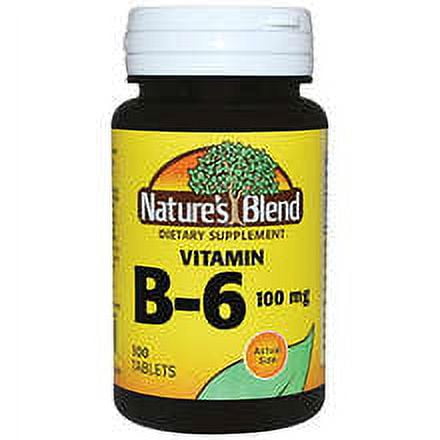 NAT B Vitamin B-6 TB 100MG 100