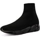 thumbnail image 1 of Xishao Calzado de Caminata Flats Altos para Mujer Malla Casual Cómodas Zapatillas de Trabajo Negro Puro 26.5 cm Negro Puro 26.5 cm Xishao ropa, 1 of 2