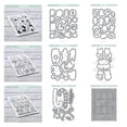thumbnail image 2 of Juego de sellos transparentes y troqueles de corte de Metal para Littles Friends de vacaciones, álbum de recortes con relieve, plantilla decorativa para manualidades navideñas, 2 of 4