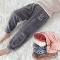 thumbnail image 3 of Kiijoy Toddler Girls Flannel Pants Soft Fuzzy Pajama Pants Sweatpants, Sizes 3-4, 3 of 3
