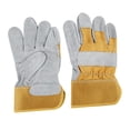 thumbnail image 4 of Guantes de trabajo Guantes de jardinería Antideslizantes a prueba de espinas Protector de palma engrosado para Amarillo y blanco, 4 of 9