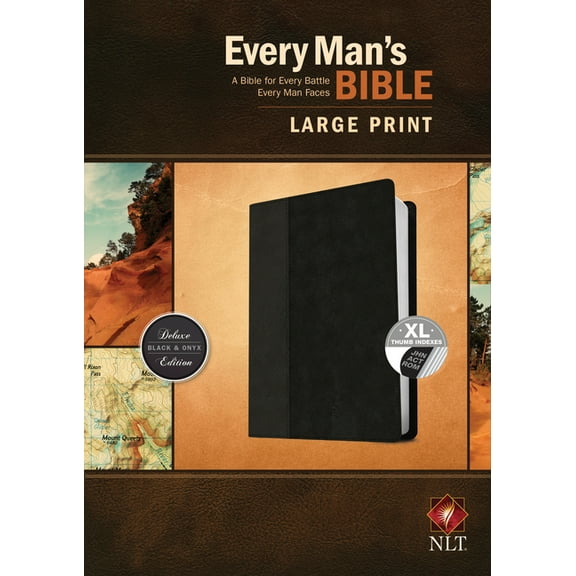 Every Man's Bible NLT, Large Print, Tutone (Other)(Large Print)