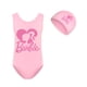 thumbnail image 1 of Conjunto de bañador y gorro para niña cartoon 2625, 1 of 1