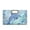 Blue Polynesian Dolphin, variant on FOR U DESIGNS Blue Turtle Hibiscus Butterfly Print Clutch Purse for Women Evening Clutch Leather Bag with Chain Elegant Handbag for Party Prom Wedding