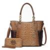 Croco Taupe Chocolate
