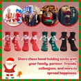 thumbnail image 5 of Bocaoying 4Pairs Magnetic Holding Hands Socks, Novelty Funny Women Men Socks, Couple Boyfriend for Gifts Halloween Christmas Sock, 5 of 5