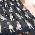 thumbnail image 3 of Jack Russell Terrier Blanket,Comfortable Soft Flannel Throw Blanket,All Season,Warm Lightweight Blankets for Sofa Bed Couch Living Room Chair,40"x50", 3 of 4