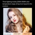 thumbnail image 5 of Luz LED RGB para Selfies para TeléFono, BateríA de 3000Mah, Luz de Relleno de VíDeo Recargable, Luz de VíDeo PortáTil con 3 Modos de IluminacióN, 5 of 5