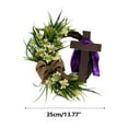 thumbnail image 3 of Cheapark Spring Easter Wreath for Door Decoration Simulated Plant Flower Link, 3 of 6