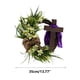 thumbnail image 3 of Fiudx Corona de Pascua, Diseño de Ramo Floral Primaveral, Material Plástico de Alta Calidad, Fácil de Colgar, Ideal para Puerta de Entrada, Sala de Estar y Fiesta de Pascua, 30 Cm., 3 of 6