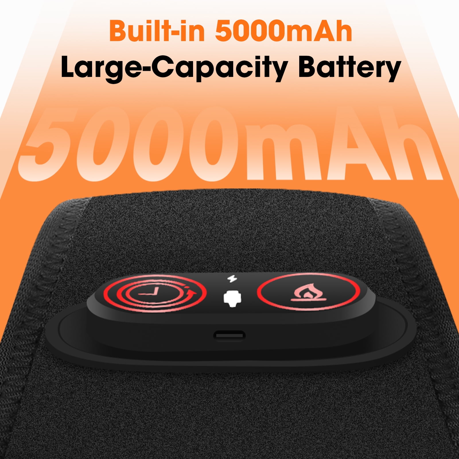 Cordless Heating Pad for Face Jaw Chin, Jaw Heating Pad, Face Heated Wrap with 3 Heat and Timing Settings, 5000mAh Battery Rechargeable for Wisdom Teeth, Facial Comfort, Jaw Relaxation & Daily Warm