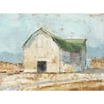thumbnail image 2 of Harper, Ethan 32x25 Gold Ornate Wood Framed with Double Matting Museum Art Print Titled - Whitewashed Barn IV, 2 of 4