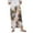 Beige, variant on Sweatpants Women Pajama Comfy Printed Wide Leg Lounge Bow Elastic Waist Long Pj Bottoms Yoga Pants
