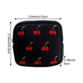 thumbnail image 2 of Cherry Embroidery Coin Purse PU Leather Trend Short Zipper Wallet Women Cute Mini Wallet Simple Fashion Wallets, 2 of 7