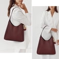 thumbnail image 2 of Bolso Hobo HICARRY de gamuza sintética de piel vegana para mujer, 2 of 6