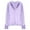 Purple, variant on Zip up Hoodies Women Long Sleeve Sunscreen UPF50+ New Solid Color Casual Up to 65% off!
