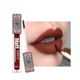 thumbnail image 4 of Waterproof Matte Nude Lip Gloss Brown Nude Pigment Dark Red Long Lasting Velvet Liquid Lipstick Women Makeup Lip Glaze 1PCS, 4 of 5