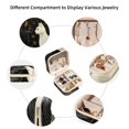 thumbnail image 2 of PhooArto Small Jewellery Box, Stars Moon Galaxy Cats Portable Travel Mini Jewelry Case for Women Leather Ring Organizer, 2 of 5
