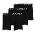 thumbnail image 6 of Jockey Men's 3-Pack + 1 Active Stretch Mid-Rise Midway Brief, Blue Multi, L, 6 of 6