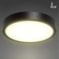 thumbnail image 2 of Lámpara LED para techo Color negro 15 W Luz calida (3000K) de sobreponer Moderna Ahorradora Illux TL-2815.N30, 2 of 8