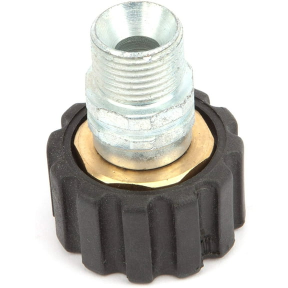 Forney 75109 Pressure Washer Accessories, Male Screw Coupling, M22F to 3/8-Inch Male NPT