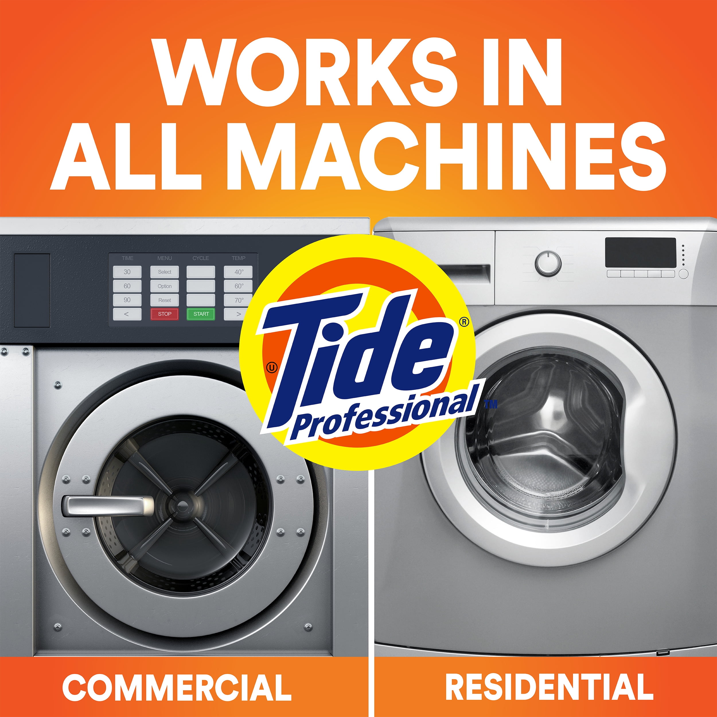 Tide Professional Commercial Powder Laundry Detergent, For Business Use, Fresh Scent, 197 oz, 1 Box