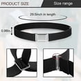 thumbnail image 1 of 1 Ensemble Design Simple Ceinture Élastique pour Enfants Garçons Boucle Réglable Ceinture Extensible Réutilisable Lavable Accessoires de Vêtements Jeans Rose Rouge, 1 of 1