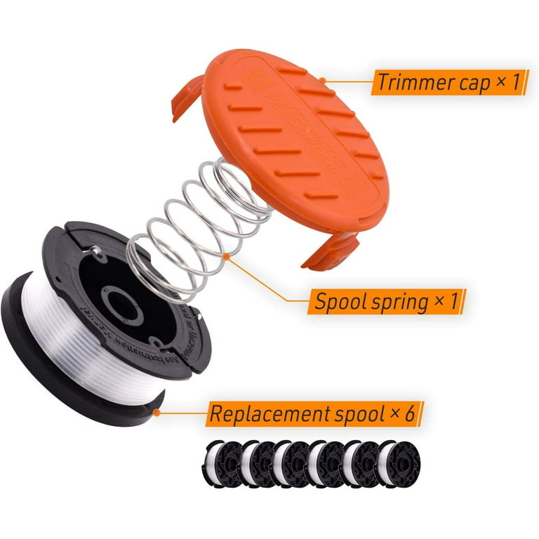 BLACK+DECKER 0.065 in. x 30 ft. Replacement Single Line Automatic Feed  Spool AFS for Electric String Grass Trimmer/Lawn Edger/Mower AF-100-BKP 1 -  The Home Depot