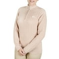 thumbnail image 2 of Equine Couture Ladies Zara Cable Knit Sweater- Pink Pearl- M, 2 of 11