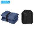 thumbnail image 3 of Uxcell 15.7"x11.6"x0.4" Foam Waterproof Foldable Hiking Seat Pads Cushion with Storage Bag, Navy Blue 2 Pack, 3 of 6