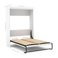 thumbnail image 5 of Atlin Designs Transitional Wood 84" Full Wall Bed with 3-Drawer Set in White, 5 of 5